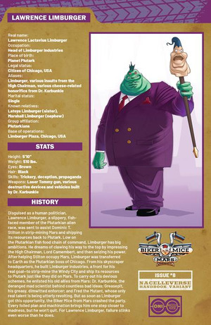 [Biker Mice from Mars (series 2) #8 (Cover B - Dotun Akande Handbook Variant)]