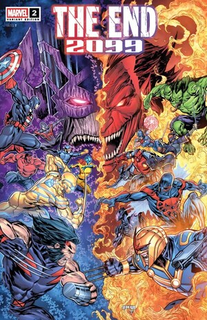 [The End 2099 No. 2 (Cover B - Ken Lashley Battle Variant)]