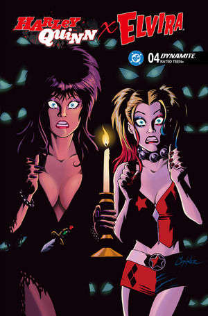 [Harley Quinn X Elvira #4 (Cover H - Amanda Conner Candle Incentive)]