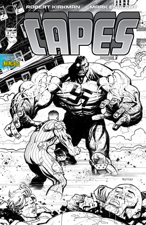 [Invincible Universe - Capes #3 (Cover E - Ryan Ottley B&W Incentive)]