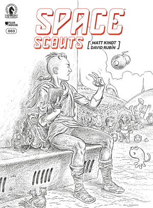 [Space Scouts #3 (Cover C - Matt Kindt B&W Variant)]