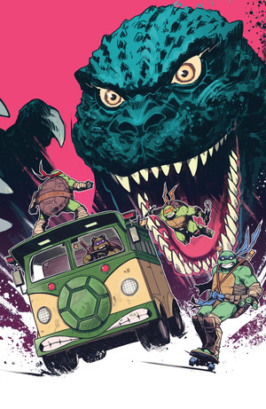 [Teenage Mutant Ninja Turtles X Godzilla #3 (Cover D - Caspar Wijngaard Full Art Incentive)]