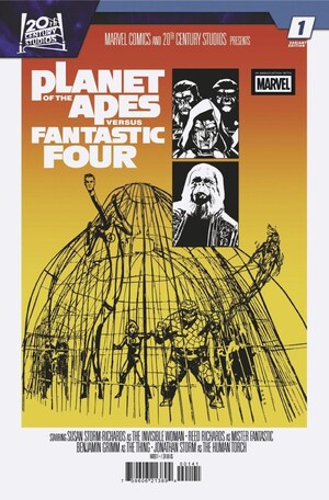 [Planet of the Apes vs. Fantastic Four No. 1 (Cover D - Phil Noto Movie Homage Variant)]