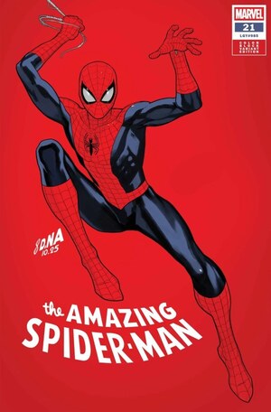[Amazing Spider-Man (series 7) No. 21 (Cover C - David Nakayama Color Block Red Variant)]