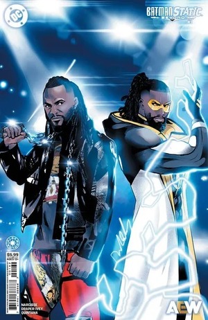[Batman / Static - Beyond 1 (2nd printing, Cover B - Nikolas Draper-Ivey AEW Variant)]