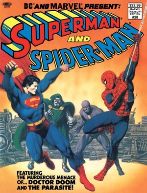 [Superman and Spider-Man 1 Facsimile Treasury Edition (Cover C - John Romita Sr. & Bob Larkin Foil)]