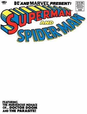 [Superman and Spider-Man 1 Facsimile Treasury Edition (Cover D - Blank)]