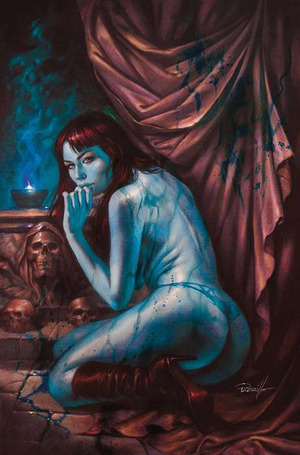 [Vampirella (series 9) #10 (Cover O - Lucio Parrillo Full Art Ultraviolet Incentive)]