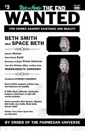[Rick and Morty - The End #3 (Cover C - Phil Murphy Most Wanted Incentive)]
