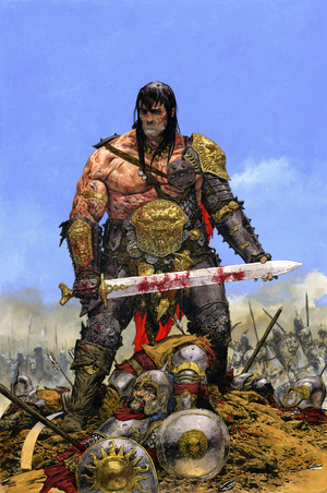 [Savage Sword of Conan (series 3) #12 (Cover D - Adrian Smith Full Art Variant)]