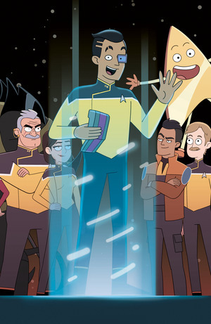 [Star Trek: Lower Decks (series 2) #16 (Cover B - Chris Fenoglio Connecting Variant)]