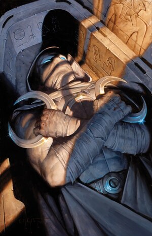 [Marc Spector: Moon Knight (series 2) No. 1 (1st printing, Cover L - E.M. Gist Full Art Incentive)]