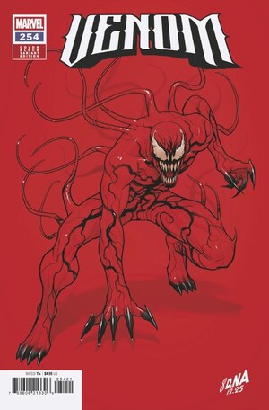 [Venom No. 254 (Cover B - David Nakayama Color Block Red Variant)]