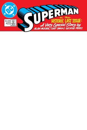 [Superman 423 Facsimile Edition (Cover C - Blank)]