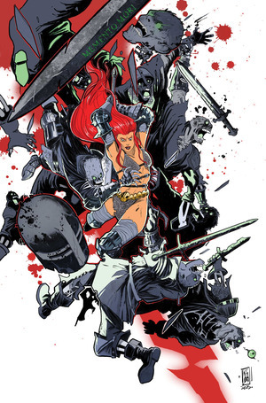 [Die!Namite - Blood Red #5 (Cover F - Emanuele Ercolani Full Art Incentive)]