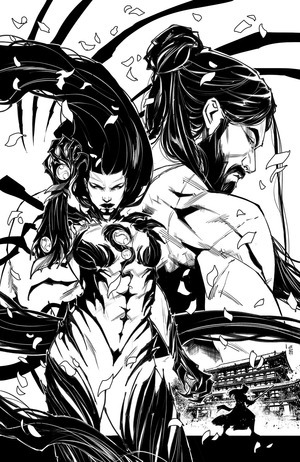 [Witchblade Annual 2026 #1 (Cover D - Giuseppe Cafaro B&W Incentive)]
