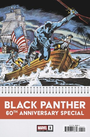 [Black Panther 60th Anniversary Special No. 1 (Cover J - Bob Brown Bicentennial Calendar Hidden Gem Incentive)]