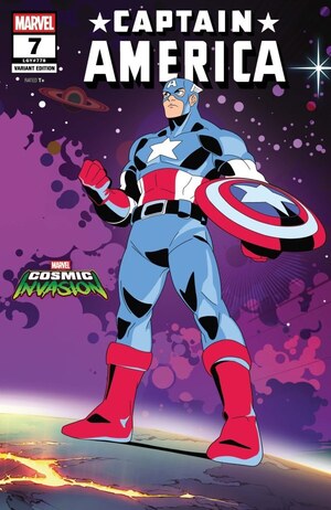[Captain America (series 11) No. 7 (Cover D - Marvel Cosmic Invasion Variant)]
