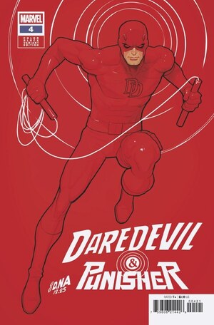 [Daredevil / Punisher - Devil's Trigger No. 4 (Cover B - David Nakayama Color Block Red Variant)]