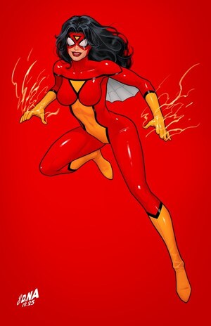 [Amazing Spider-Man (series 7) No. 22 (Cover K - David Nakayama Full Art Color Block Red Incentive)]