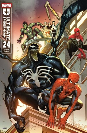 [Ultimate Spider-Man (series 3) No. 24 (1st printing, Cover B - David Messina Heroes Variant)]