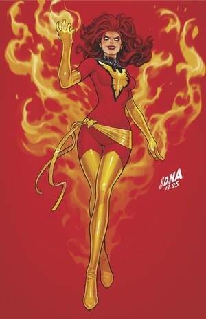 [X-Men (series 7) No. 25 (Cover J - David Nakayama Full Art Color Block Red Incentive)]