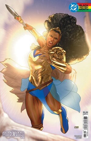 [Wonder Woman (series 6) 30 (Cover F - Taurin Clarke Black History Month Variant)]