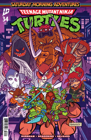 [Teenage Mutant Ninja Turtles: Saturday Morning Adventures - Continued #34 (Cover B - Kevin Anthony Catalan)]