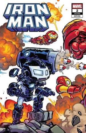 [Iron Man (series 8) No. 2 (Cover B - Skottie Young 4-part Connecting Variant)]