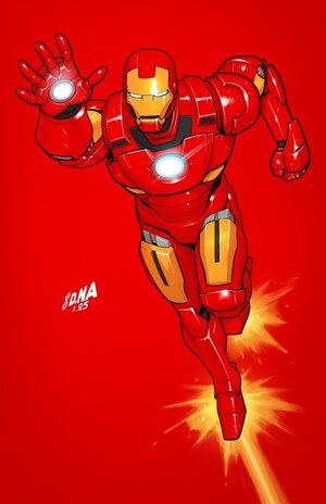 [Iron Man (series 8) No. 2 (Cover J - David Nakayama Color Block Red Full Art Incentive)]