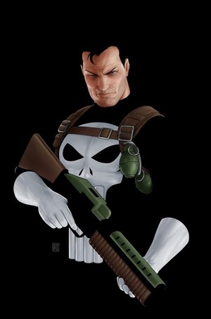 [Punisher (series 15) No. 1 (1st printing, Cover F - John Tyler Christopher Negative Space Variant)]