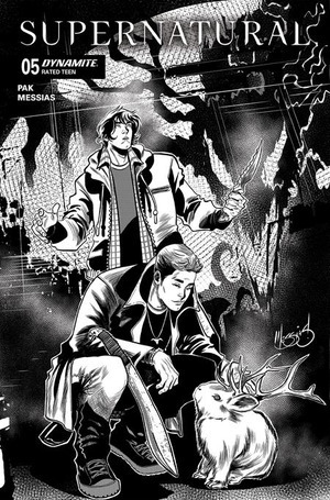 [Supernatural (series 5) #5 (Cover K - Eder Messias Line Art Variant)]