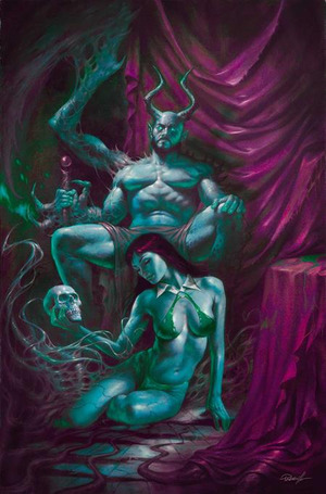 [Vampirella (series 9) #11 (Cover O - Lucio Parrillo Full Art Ultraviolet Incentive)]