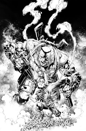 [Hyde Street #10 (Cover F - Ivan Reis Youngblood Team Up B&W Full Art Variant)]