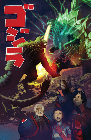 [Godzilla (series 4) #8 (Cover C - Louie de Martinis Godzilla Raids Again Poster Homage Incentive)]