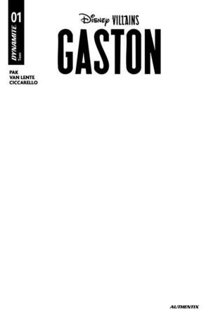 [Disney Villains: Gaston #1 (Cover E - Blank Authentix)]