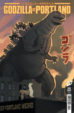 [Godzilla vs. America - Portland #1 (1st printing, Cover B - Caitlin Yarsky)]