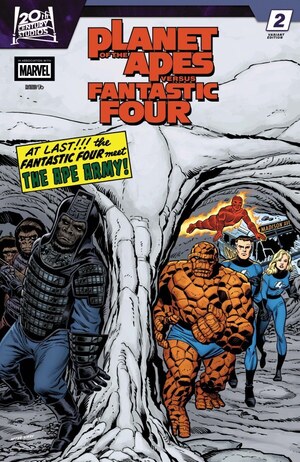 [Planet of the Apes vs. Fantastic Four No. 2 (Cover B - Ron Frenz Homage Variant)]
