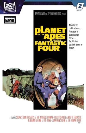 [Planet of the Apes vs. Fantastic Four No. 2 (Cover C - Davi Go Movie Homage Variant)]