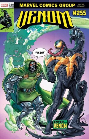[Venom No. 255 (Cover B - Andrei Bressan Doom Homage Variant)]