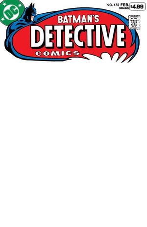 [Detective Comics 475 Facsimile Edition (Cover B - Blank)]