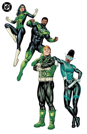 [Green Lantern Corps (series 4) 14 (Cover E - Fernando Pasarin Corner Box Spot Foil)]