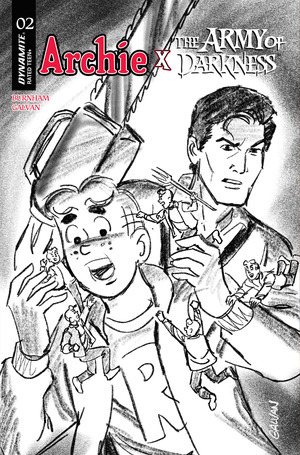 [Archie X Army of Darkness #2 (Cover G - Bill Galvan Line Art Incentive)]