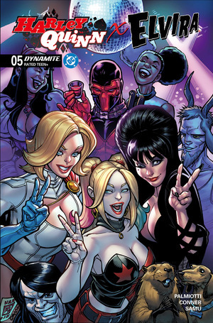 [Harley Quinn X Elvira #5 (Cover B - Chad Hardin)]