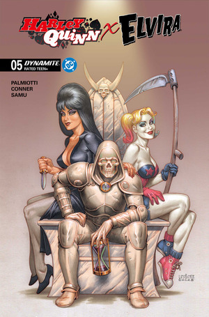 [Harley Quinn X Elvira #5 (Cover C - Joseph Michael Linsner)]