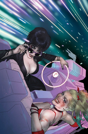 [Harley Quinn X Elvira #5 (Cover I - Ben Caldwell Full Art Incentive)]