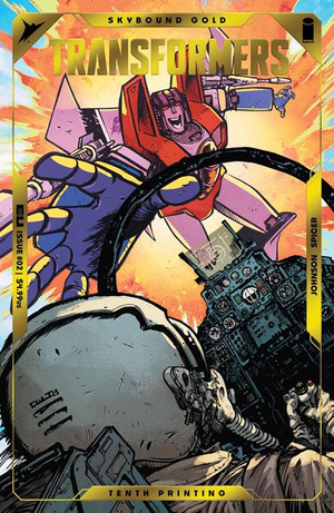 [Transformers (series 4) #2 (10th printing, Cover A - Daniel Warren Johnson Embossed Foil)]