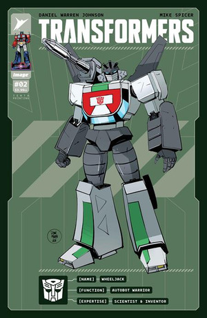 [Transformers (series 4) #2 (10th printing, Cover J - Dan Mora)]