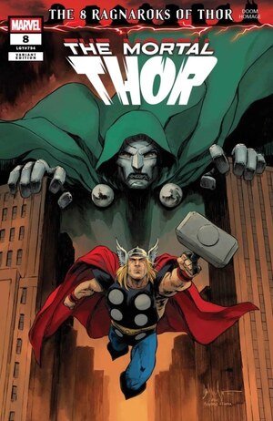 [Mortal Thor No. 8 (Cover B - Dave Wachter Doom Homage Variant)]