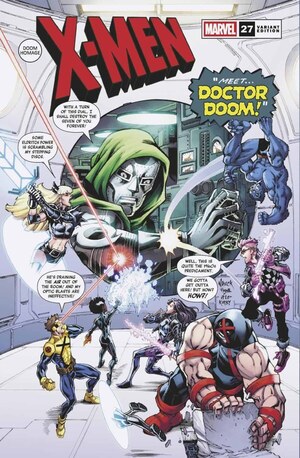 [X-Men (series 7) No. 27 (Cover C - Todd Nauck Doom Homage Variant)]